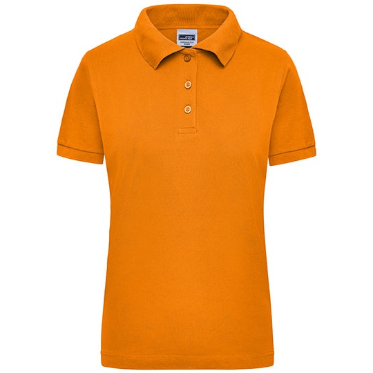 Damska koszulka polo slim JN803 - Orange