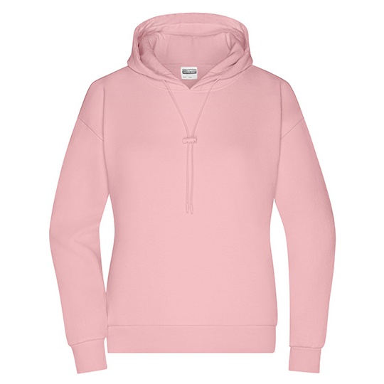 Bluza Oversize Damska Bawełniana JN8033 - Soft Pink