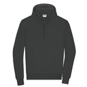 Bluza meska oversize z kapturem JN8034 - Graphite