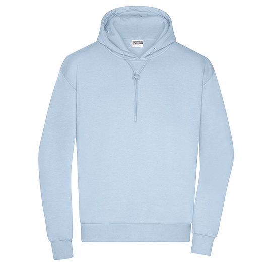 Bluza męska oversize z kapturem JN8034 - Light Blue