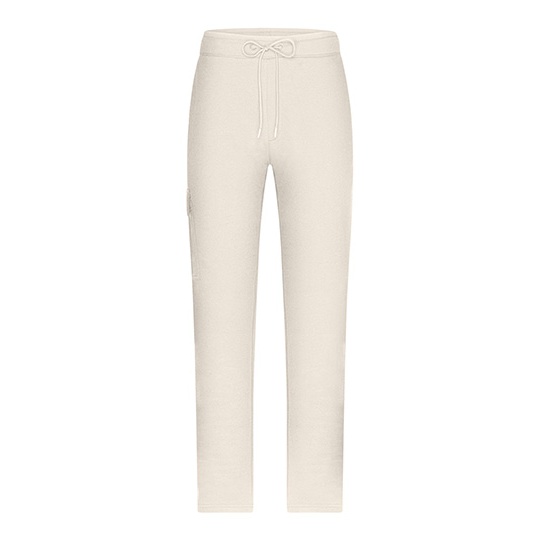 Meskie spodnie dresowe cargo JN8036 - Vanilla