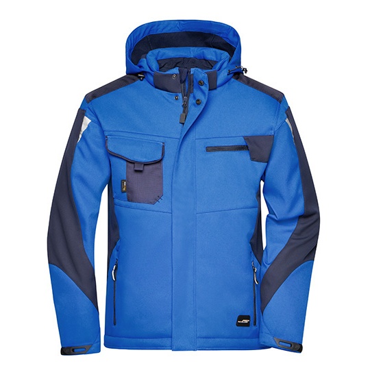 Kurtka Softshell Wiatroodporna Wodoodporna Oddychajaca JN824 - Royal & Navy