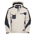 Kurtka Softshell Wiatroodporna Wodoodporna Oddychająca JN824 - Stone & Black