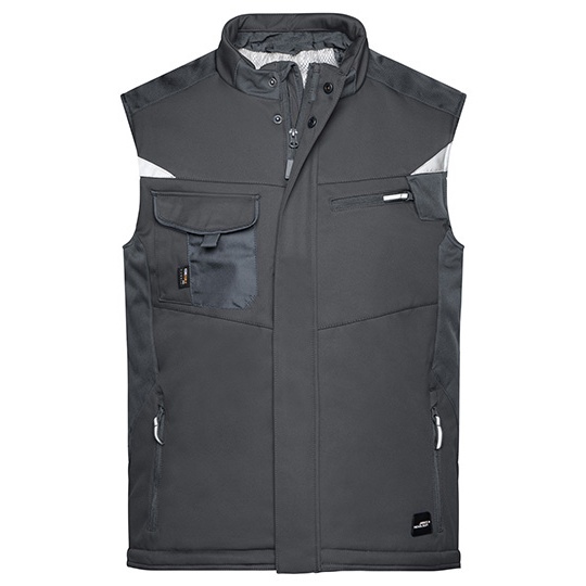 Kamizelka Robocza Softshell Odblaskowa JN825 - Black & Black