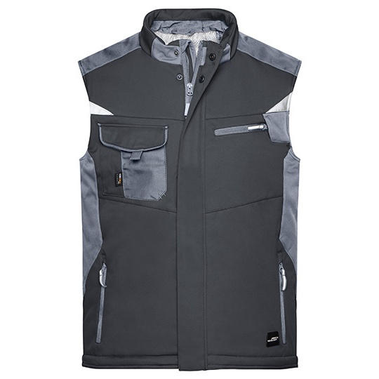 Kamizelka Robocza Softshell Odblaskowa JN825 - Black & Carbon