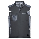 Kamizelka Robocza Softshell Odblaskowa JN825 - Black & Carbon