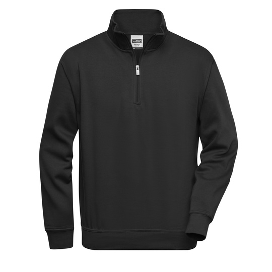 Bluza Klasyczna Z Zamkiem JN831 - Black