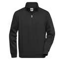 Bluza Klasyczna Z Zamkiem JN831 - Black