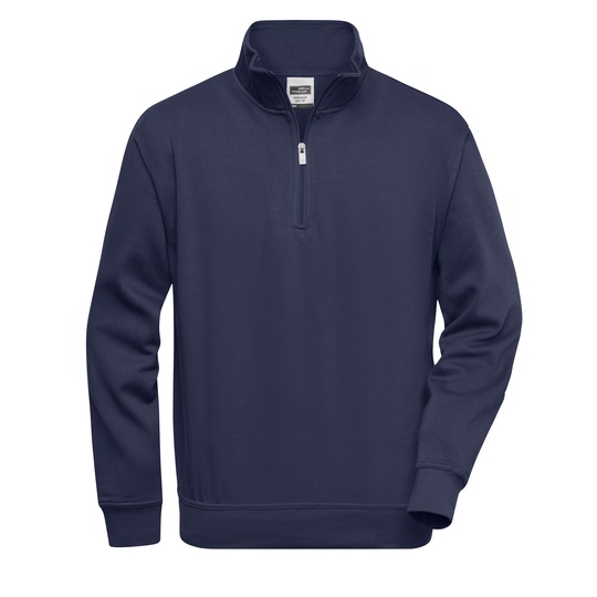 Bluza Klasyczna Z Zamkiem JN831 - Navy