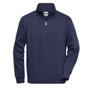 Bluza Klasyczna Z Zamkiem JN831 - Navy