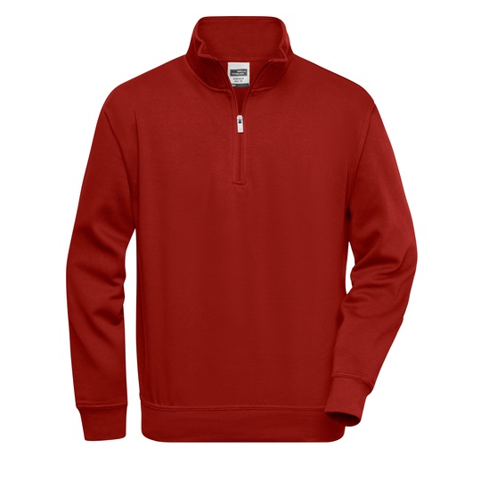 Bluza Klasyczna Z Zamkiem JN831 - Wine