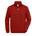 Bluza Klasyczna Z Zamkiem JN831 - Wine