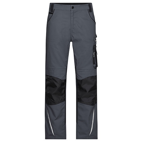 Spodnie Robocze Wzmocnione Wytrzymale JN832 - Carbon & Black