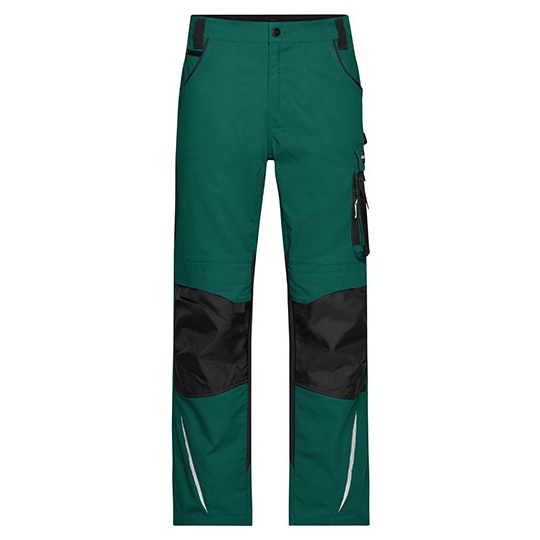 Spodnie Robocze Wzmocnione Wytrzymale JN832 - Dark Green & Black