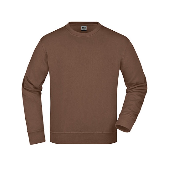Bluza Klasyczna Bawelniana JN840 - Brown