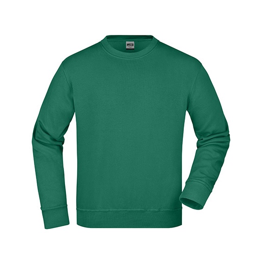 Bluza Klasyczna Bawełniana JN840 - Dark Green