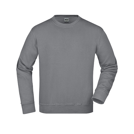 Bluza Klasyczna Bawełniana JN840 - Dark Grey (Solid)