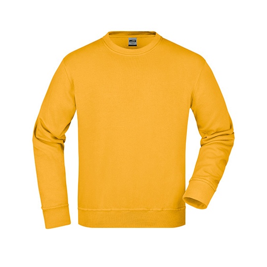 Bluza Klasyczna Bawelniana JN840 - Gold Yellow