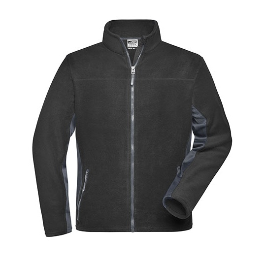 Bluza Meska Robocza Polarowa JN842 - Black & Carbon