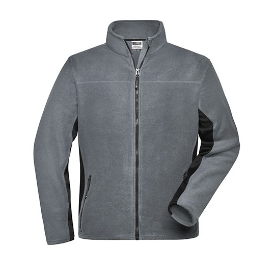 Bluza Meska Robocza Polarowa JN842 - Carbon & Black