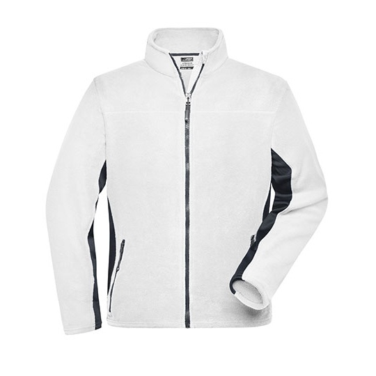 Bluza Meska Robocza Polarowa JN842 - White & Carbon