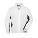 Bluza Męska Robocza Polarowa JN842 - White & Carbon