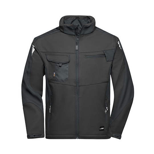 Kurtka Robocza Softshell Wiatroodporna JN844 - Black