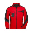 Kurtka Robocza Softshell Wiatroodporna JN844 - Red & Black
