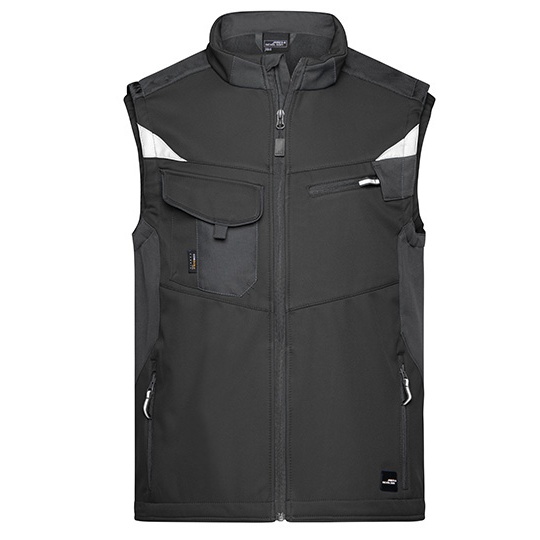 Kamizelka Robocza Softshell JN845 - Black & Black