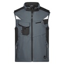 Kamizelka Robocza Softshell JN845 - Carbon & Black