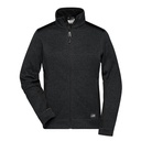 Bluza Damska Slim Dzianinowa JN861 - Black & Black
