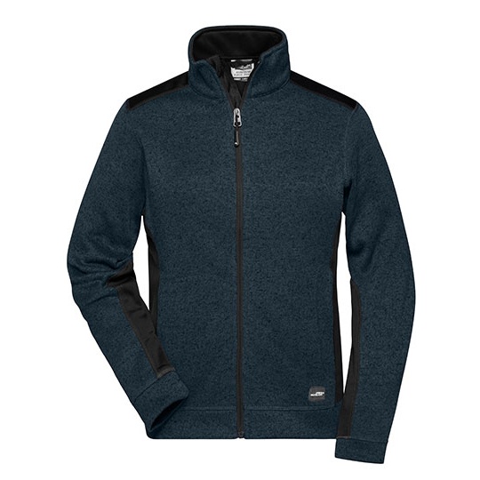 Bluza Damska Slim Dzianinowa JN861 - Navy & Navy
