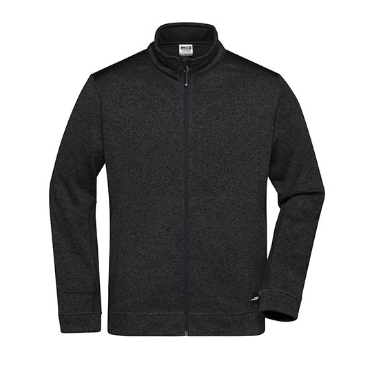 Bluza Meska Rozpinana Polarowa Robocza JN862 - Black