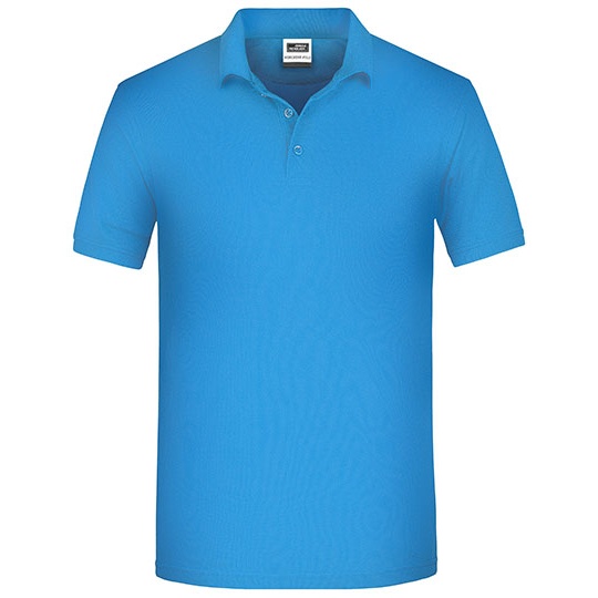 Polo Męskie Klasyczne JN874 - Aqua