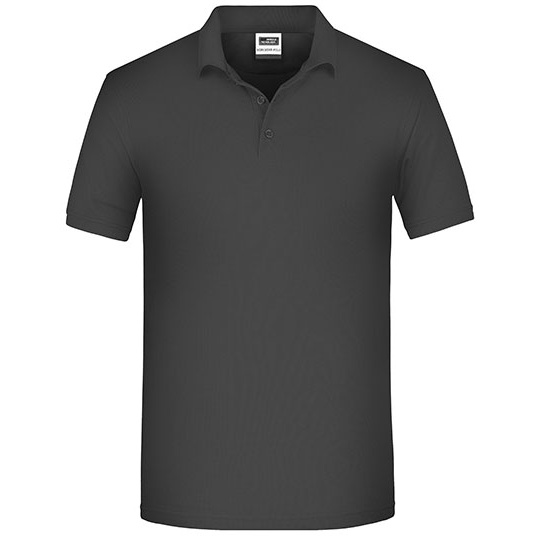 Polo Meskie Klasyczne JN874 - Dark Grey (Solid)