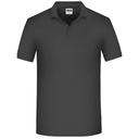 Polo Męskie Klasyczne JN874 - Dark Grey (Solid)