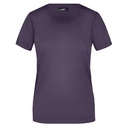 Koszulka Damska Slim Fit Bawełniana JN901 - Aubergine