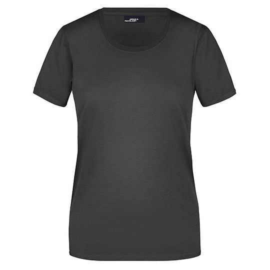 Koszulka Damska Slim Fit Bawelniana JN901 - Black