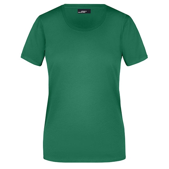 Koszulka Damska Slim Fit Bawelniana JN901 - Dark Green