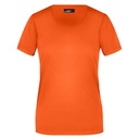 Koszulka Damska Slim Fit Bawełniana JN901 - Dark Orange