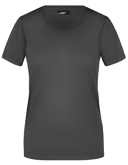 Koszulka Damska Slim Fit Bawełniana JN901 - Graphite (Solid)