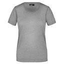 Koszulka Damska Slim Fit Bawełniana JN901 - Grey Heather