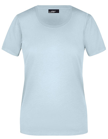 Damski t-shirt slim JN901 - Light Blue