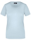 Koszulka Damska Slim Fit Bawełniana JN901 - Light Blue