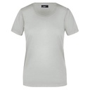 Koszulka Damska Slim Fit Bawełniana JN901 - Light Grey
