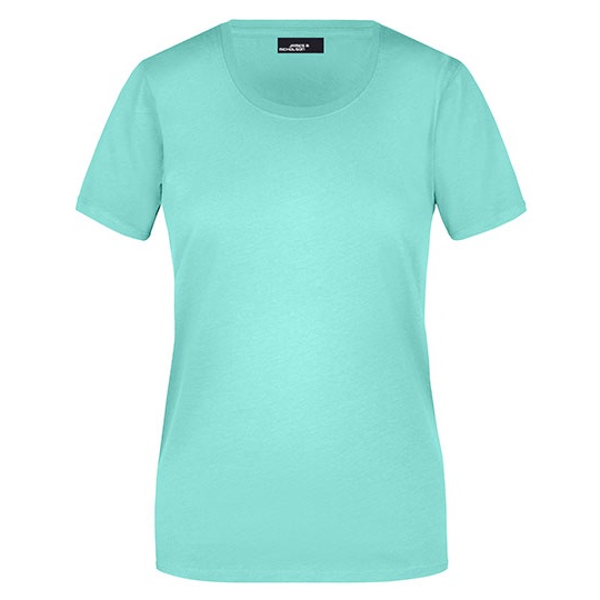 Koszulka Damska Slim Fit Bawelniana JN901 - Mint