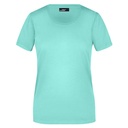 Koszulka Damska Slim Fit Bawełniana JN901 - Mint