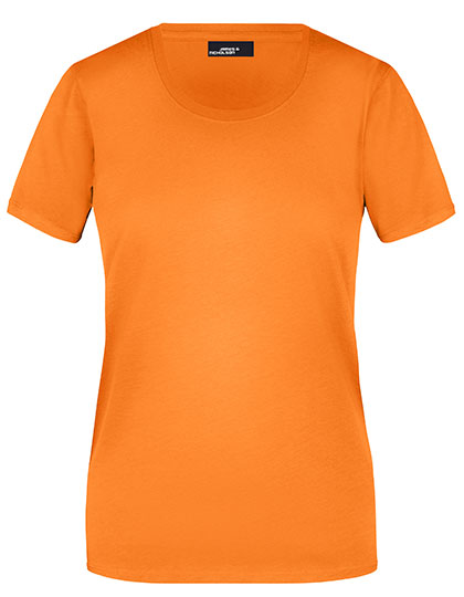 Damski T-shirt slim JN901 - Orange