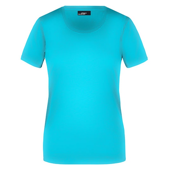 Damski t-shirt slim JN901 - Pacific