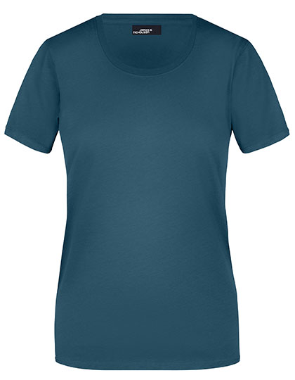 Koszulka Damska Slim Fit Bawelniana JN901 - Petrol